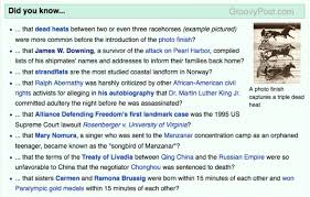 It's like the trivia that plays before the movie starts at the theater, but waaaaaaay longer. A Guide For Anyone Wanting To Start On Wikipedia
