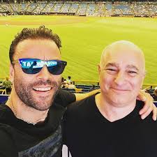 Me and the mighty Peter Mensch taking in some baseball