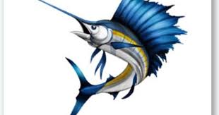 Custom Boat Stickers Fish Stickers Boat Names Pty Ltd Fish Drawings Blue Marlin Fish Whimsical Paintings
