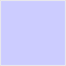 Ccccff Hex Color Rgb 204 204 255 Blue Periwinkle