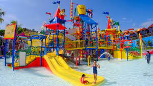 Brick blaster at legoland water park. Legoland Water Park Gardaland Resort