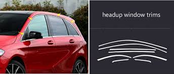 Headup Window Trim 8pcs For Benz B Class W246 2012 2015 Benz Window Trim Mercedes Benz