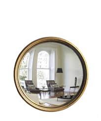 Black And Gold Round Convex Mirror Round Convex Mirror Antique Gold Convex Mirror Mirror Antique Mirror