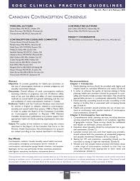 Progestin only pill brands canada. Pdf Canadian Contraception Consensus