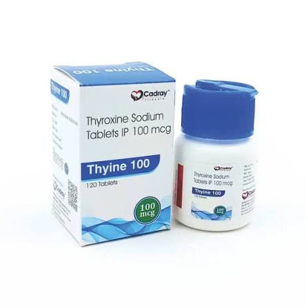 Thyroxine (levothyroxine) 100 mcg Tablet Thyine 100