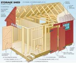 construire son abri de jardin en bois plan abri de jardin et instructions shed homes wood shed plans backyard storage sheds