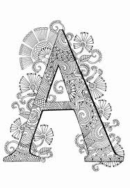 Alphabet letter a coloring page. Pin On Antistress