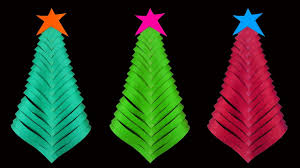 Download How To Make A Simple And Beautiful Paper Christmas Tree Christmas Crafts Hd Youtube PSD Mockup Templates