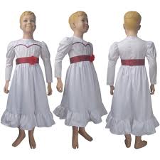 But i remembered, from watching hours of doll. Theme Costume Kids Girls Annabelle Comes Home Cosplay Bee Mullins Dress Raggedy Doll Halloween Horror Con Film From Numero 63 69 Dhgate Com