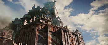 Com hera hilmar, robert sheehan, hugo weaving. Maquinas Mortais Critica Plano Aberto