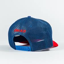 Peace Trucker Hat Red White Blue Deuce Brand