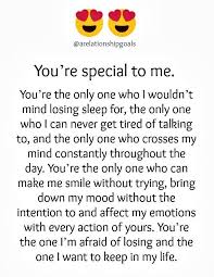 You Re Special To Me Real Relationship Quotes Crush Quotes Soulmate Quotes