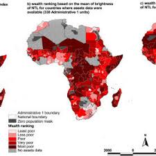 Administrative 1 units boundary maps of Africa comparing wealth... |  Download Scientific Diagram