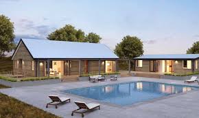 Find houses with pools for sale in germany. Blu Homes Green Prefab Farmhouse Mini House Inhabitat Green Design Innovation Architecture Green Building