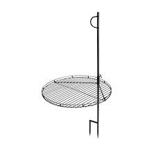 Slide the grill grate or griddle over the pole and lower the grate over the fire rings or open fire. Backyard Creations 24 Swing Away Campfire Grill At Menards