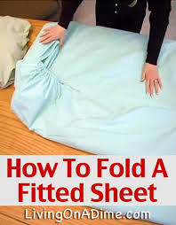 Cut it, saving the part with elastic. How To Fold A Fitted Sheet Easy Video Demonstration