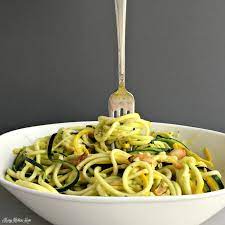 Zucchini And Yellow Squash Zoodle Salad Recipe Yellow Squash Recipes Spiralizer Recipes Yellow Squash