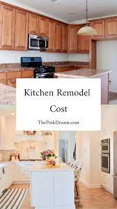 Vinyl is affordable, but costlier materials can really boost. Our Kitchen Renovation Cost Breakdown Where To Save Splurge The Pink Dream