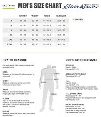 eddie bauer size chart for coats best picture of chart