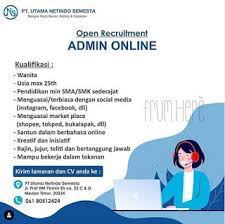 Pt smart tbk (smart) adalah salah satu perusahaan publik produk konsumen berbasis kelapa sawit yang terintegrasi dan terkemuka di indonesia yang berkomitmen pada produksi minyak sawit yang berkelanjutan.perkebunan kelapa sawit smart mencakup lebih dari 138. Lowongan Kerja Medan November 2020 Sma Smk Sederajat Pt Utama Netindo Semesta