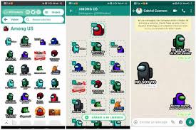 Los mejores juegos para jugar por whatsapp en 2021 con tu pareja, tu grupo de amigos o familiares: Whatsapp Descarga Aqui Gratis Los Stickers Among Us Apps Celulares Gratis Smartphone Android Iphone Espana Estados Unidos Usa Eeuu Mexico Colombia Argentina Peru Depor Play Depor