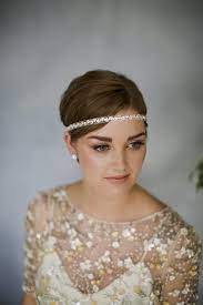 How To Style Wedding Hair Accessories With Short Hair Short Wedding Hair Headband Hairstyles Long Hair Styles