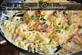 Spaghetti Squash Carbonara Hugs And Cookies Xoxo Recipes Cooking Recipes Healthy Recipes