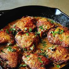 Ina garten has the cure for r.d.s. Barefoot Contessa Chicken Thighs With Creamy Mustard Sauce