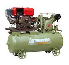 Boiler & air compressor swan air compressor. Piston Compressor He Swan Air Compressor Air Diesel Engine On Casters