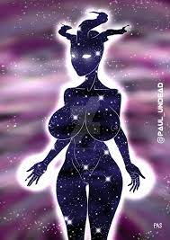 1girls alien alien girl ben 10 ben 10 alien force big breasts  black skin blank eyes breasts busty cartoon network celestialsapien cosmic  hair cosmic skin curvy curvy body curvy