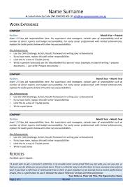 Free Australian Resume Template Rev Up Your Resume