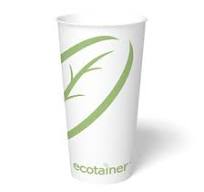 22 oz Compostable Cold Cup | SFI® Paper Cup | PLA Lined | Made in USA