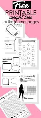 ©2020 simply good foods usa, inc. 5 Free Printable Bullet Journal Weight Loss Pages The Petite Planner