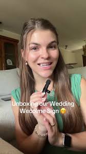 Let's unbox our Wedding Welcome sign together! Etsy shop: PUUART #202...
