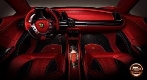 Ferrari 458 Italia Volgens Carlex Design Red And Black Interior Hexagon Stitching Ferrari 458 Ferrari Italia Ferrari 458 Italia