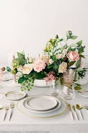 Pink Silk Flower Wedding Centerpiece Made With High Quality Artificial Flowers From Fake Wedding Flowers Peach Wedding Flowers Silk Flower Centerpieces Wedding