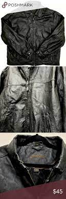 St John S Bay Men S Worn Leather Jacket Xl Leather Jacket Menswear Jackets