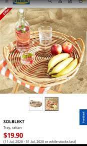 Byholma chest from ikea ($59) wire cutters. Ikea Solblekt Rattan Tray Furniture Home Living Furniture Tables Sets On Carousell