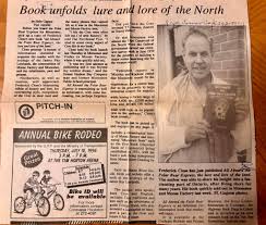 Looking through my bookshelf tonight. Started reading “All Aboard”. I now  know how Lindy (a well-known local Cree pilot) got his name.