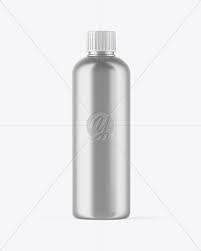 Metallic Plastic Bottle Mockup In Bottle Mockups On Yellow Images Object Mockups