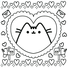 You can download and print this pusheen coloring pages playing laptop,then color. Pusheen Coloring Pages Print Them Online For Free