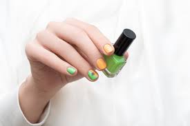 See more ideas about green nails, nails, nail designs. Free Photo Green Nail Design Female Hand With Dandelion Nail Art
