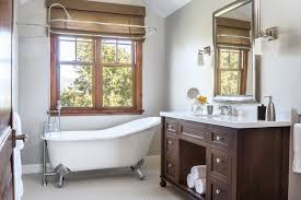 A brown textured backsplash adds dimension and visual interest to this modern powder room. 13 Storage And Organizing Ideas For Your Bathroom Vanity