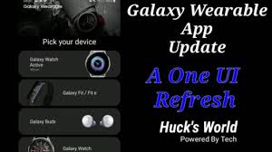 Press the show recents button; Samsung Galaxy Wearable App Software Update 4 5 A One Ui Look Youtube