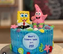 Sponge Bob and Patrick Fondant Cake Topper - Etsy Israel