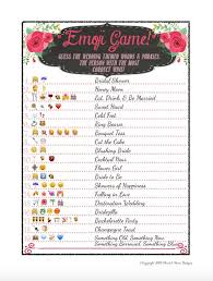 Alia hoyt many bridesmaids have bridal showers down to an exact science, from dec. Bridal Shower Emoji Game Fun Unique Games Diy Pdf Wedding Etsy In 2021 Emoji Games Bridal Shower Games Pink Bridal Shower