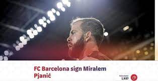 Newsnow aims to be the world's most accurate and comprehensive fc barcelona news aggregator, bringing you the latest equip blaugrana headlines from the best barça sites and other key national and international sports sources. Transfer News Live On Twitter Deal Done Barcelona Have Signed Miralem Pjanic From Juventus For 62m He Has Put Pen To Paper On A Four Year Deal His Buy Out Clause Is 400m