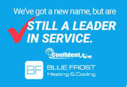 Confident Aire is now Blue Frost Heating & Cooling - Blue Frost ...