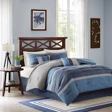 Check spelling or type a new query. King Size Collins 7 Piece Comforter Set Blue Transitional Madison Park Mp10 1637
