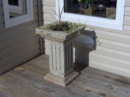 Pin By Patricia Ross On Planter Pot Shapes Hypertufa Concrete Diy Water Features In The Garden